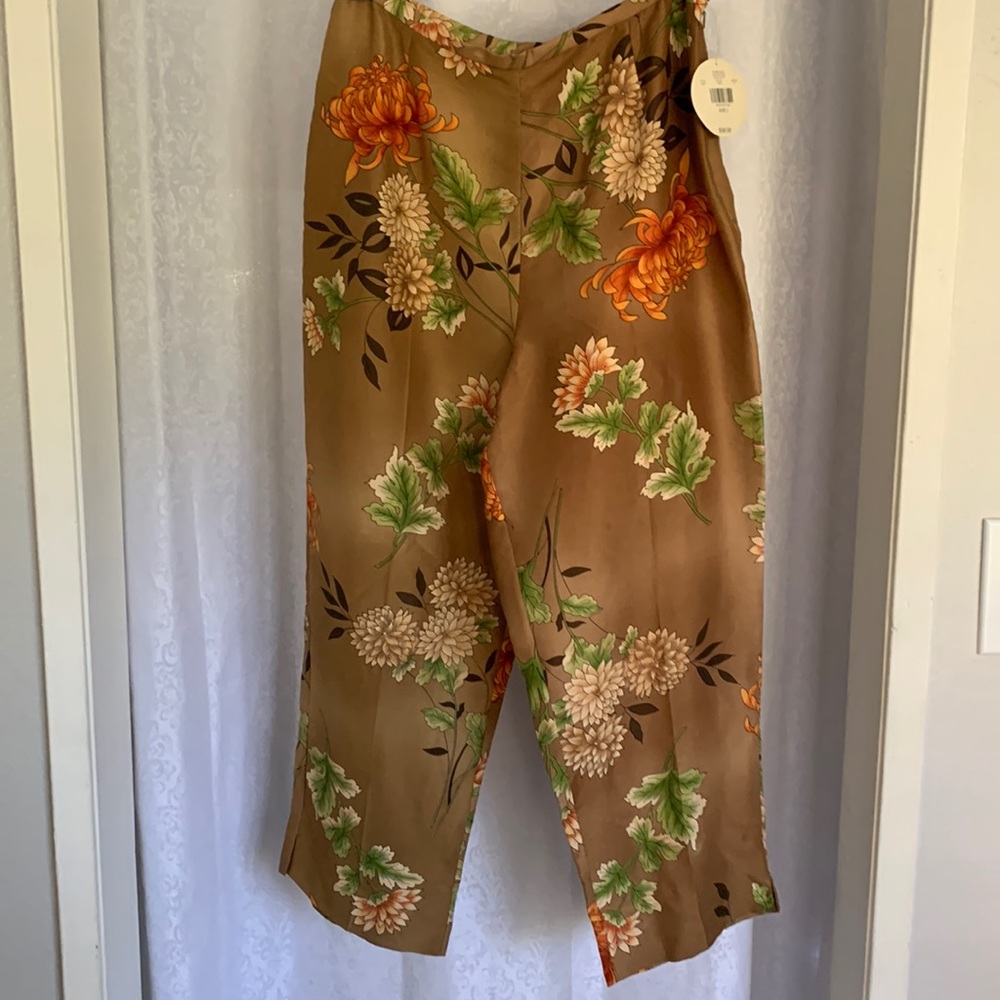 VALERIE Silk Pants Sz:L